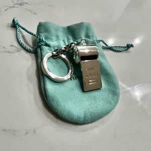 Tiffany & Co. Sterling Silver Whistle Keychain